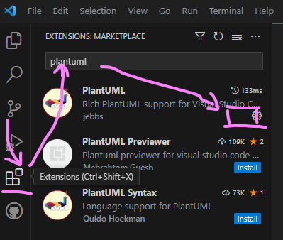 Install extensions in Visual Studio Code Install extensions in Visual Studio Code