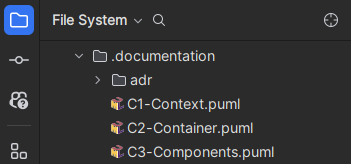 Documentation folder Documentation folder